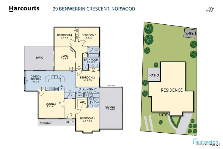 Floorplan of Homely house listing, 29 Benwerrin Crescent, Norwood TAS 7250