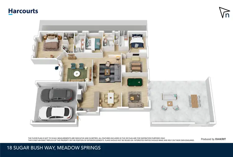 Floorplan of Homely house listing, 18 Sugar Bush Way, Meadow Springs WA 6210