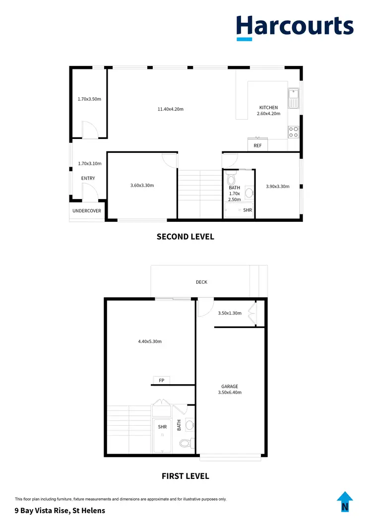 Floorplan of Homely house listing, 9 Bayvista Rise, St Helens TAS 7216