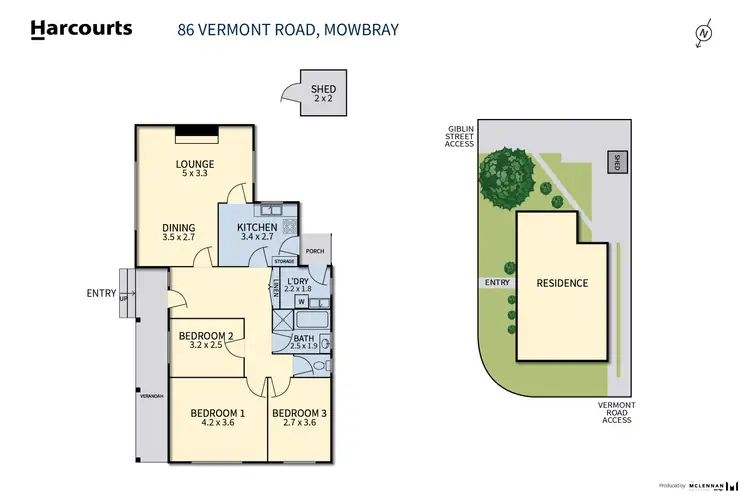 Floorplan of Homely house listing, 86 Vermont Road, Mowbray TAS 7248