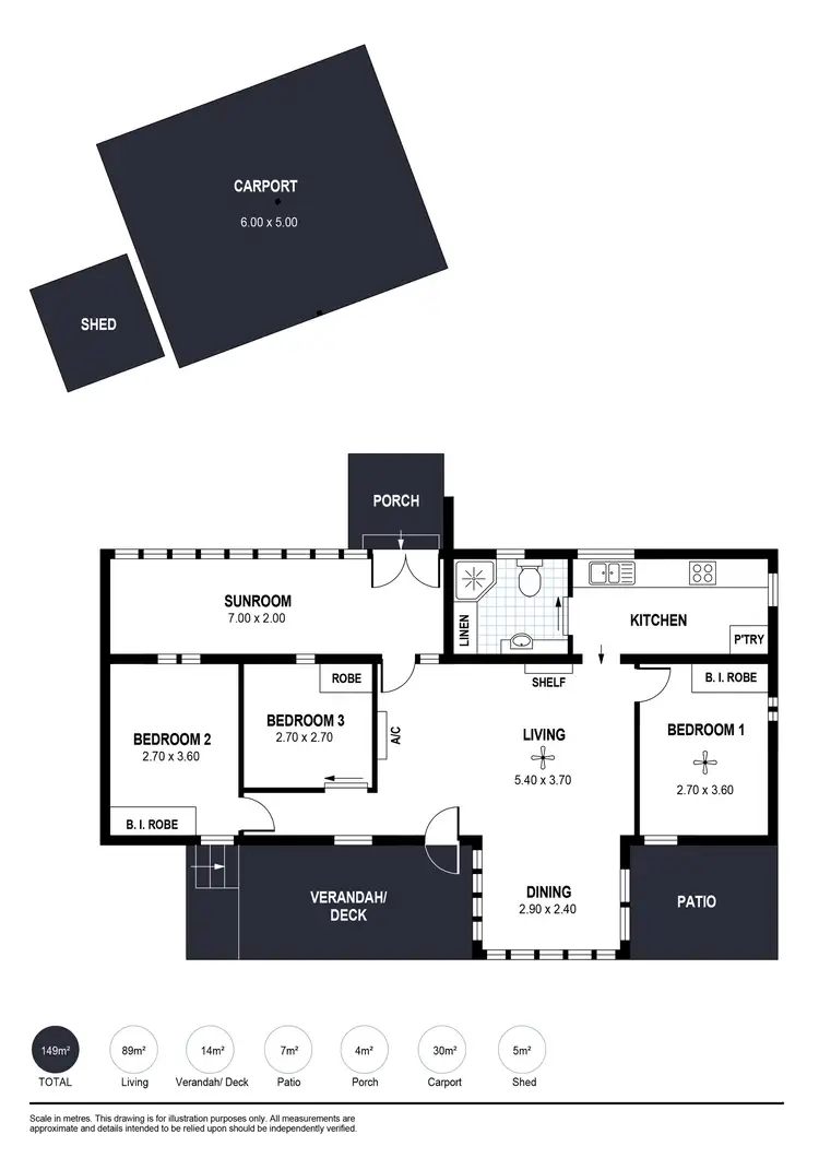 Floorplan of Homely house listing, 43 Rosemary Street, Goolwa Beach SA 5214
