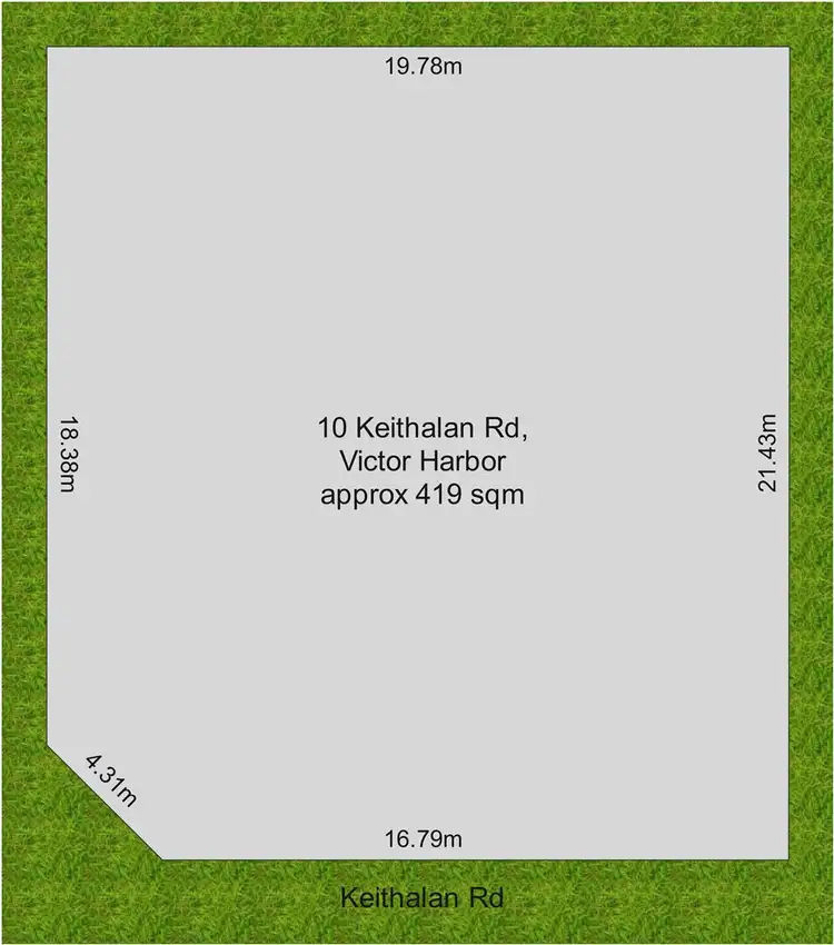 Floorplan of Homely land listing, 10 Keithalan Avenue, Victor Harbor SA 5211