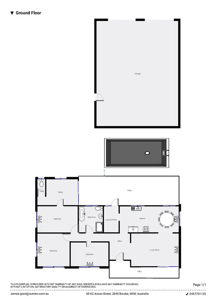 Floorplan of Homely house listing, 81 Darling Street, Bourke NSW 2840