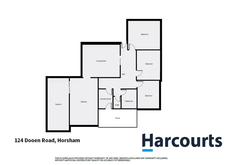 Floorplan of Homely house listing, 124 Dooen Road, Horsham VIC 3400