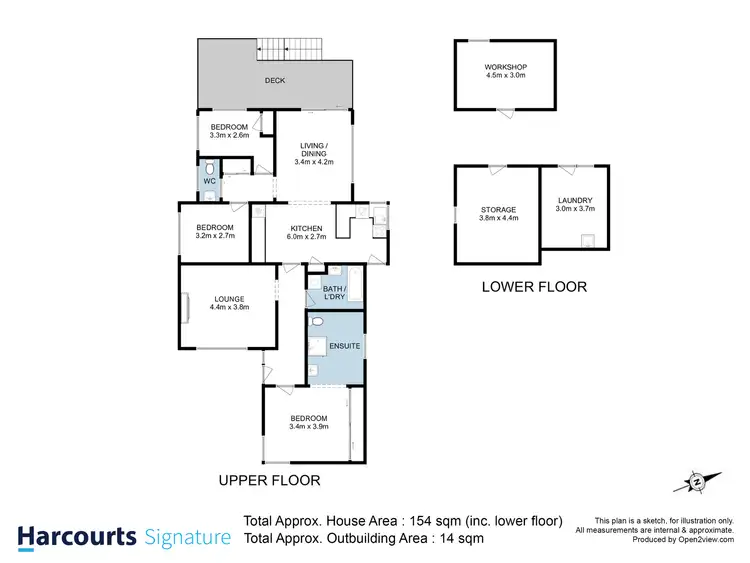 Floorplan of Homely house listing, 102 Lennox Avenue, Lutana TAS 7009