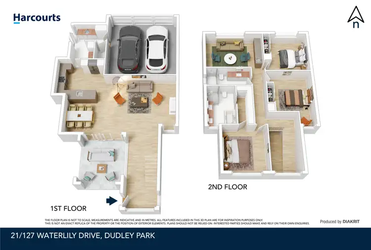Floorplan of Homely house listing, 21/127 Waterlily Drive, Dudley Park WA 6210