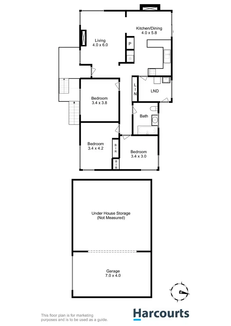 Floorplan of Homely house listing, 18 Southview Crescent, New Norfolk TAS 7140