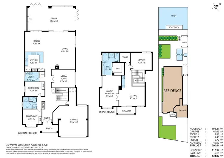 Floorplan of Homely house listing, 30 Warma Way, South Yunderup WA 6208
