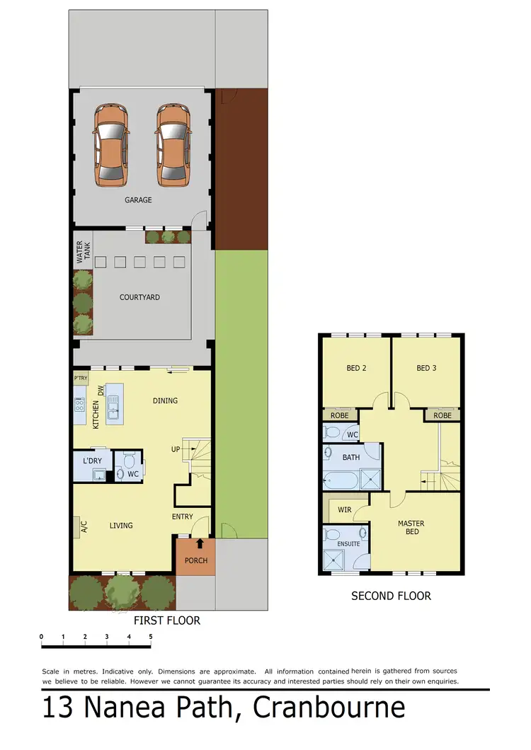 Floorplan of Homely townhouse listing, 13 Nanea Path, Cranbourne VIC 3977