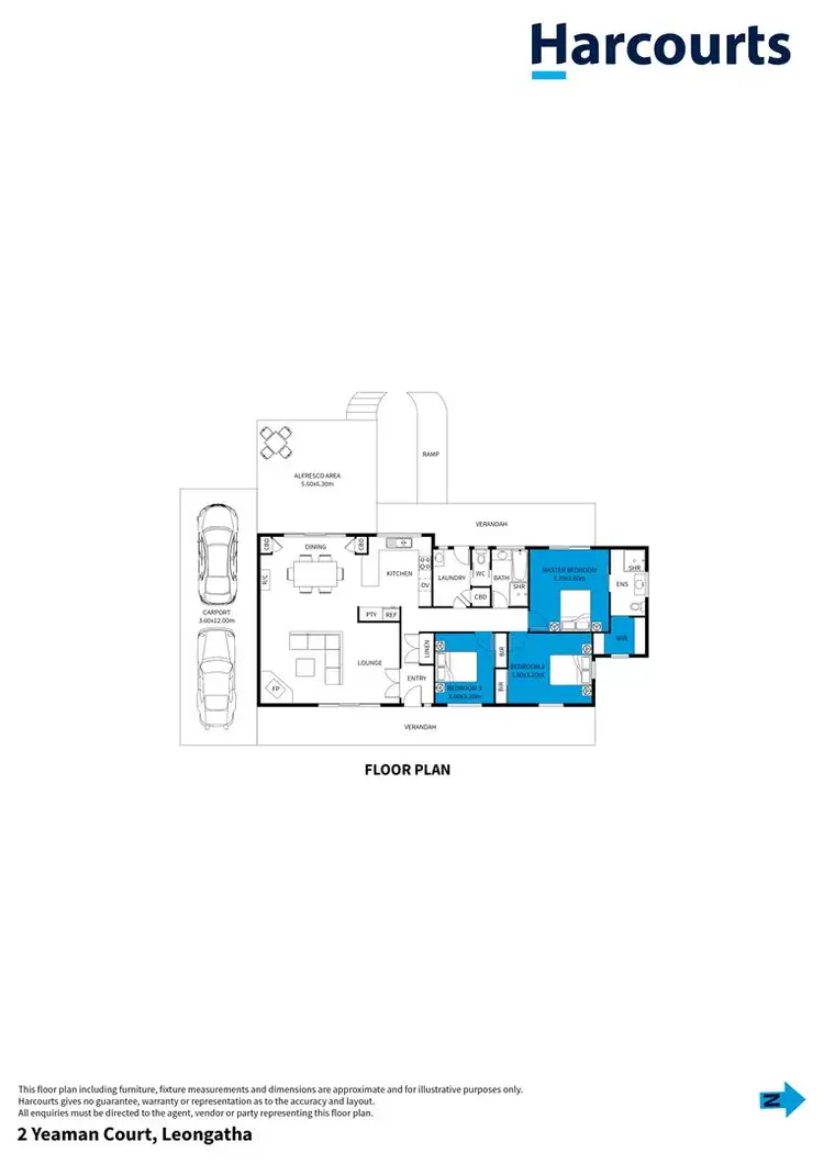 Floorplan of Homely house listing, 2 Yeaman Court, Leongatha VIC 3953