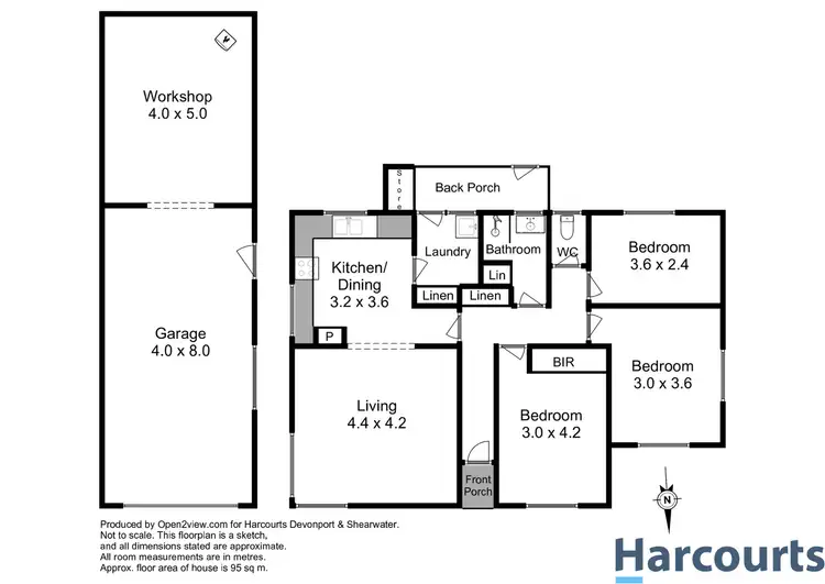 Floorplan of Homely house listing, 111 Collins Street, Brooklyn TAS 7320