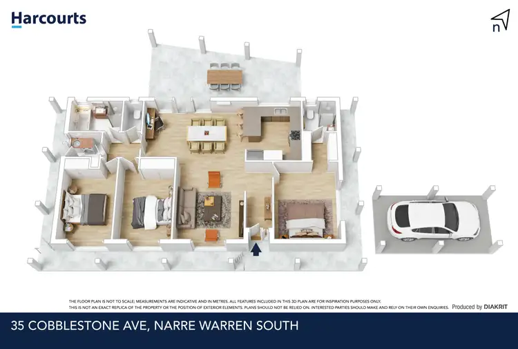 Floorplan of Homely house listing, 35 Cobblestone Avenue, Narre Warren South VIC 3805