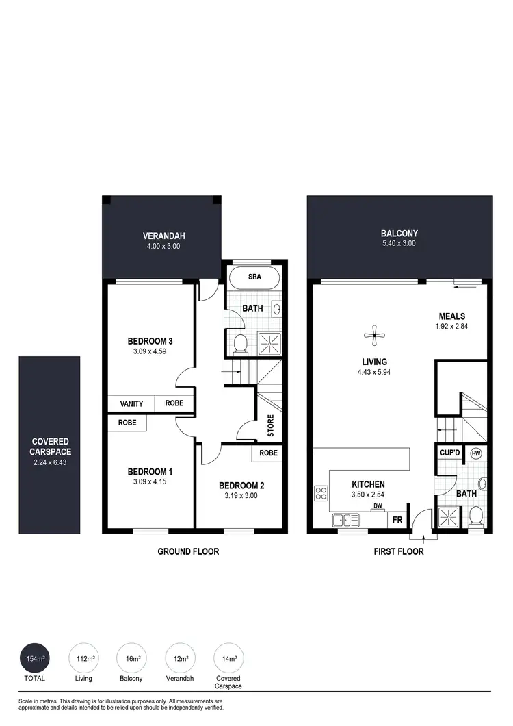 Floorplan of Homely house listing, 106/123 Franklin Parade, Encounter Bay SA 5211