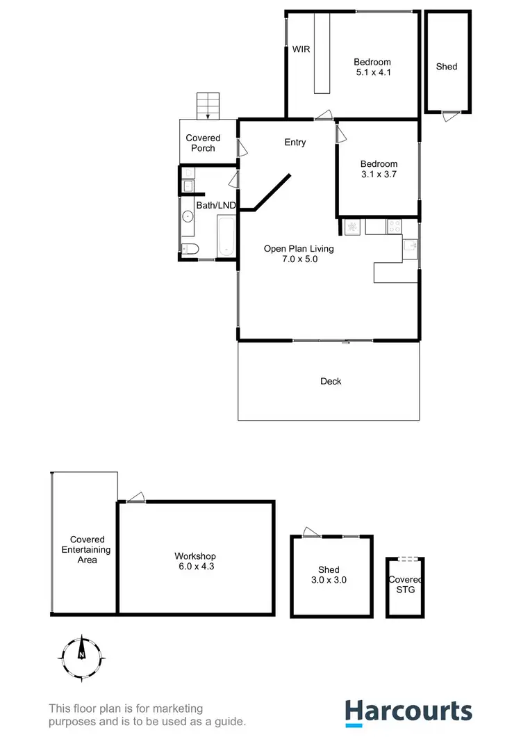 Floorplan of Homely house listing, 12/34a Fifth Avenue, Dodges Ferry TAS 7173