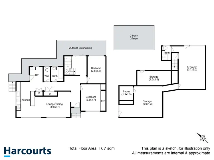 Floorplan of Homely house listing, 22 Eurobin Street, Geilston Bay TAS 7015