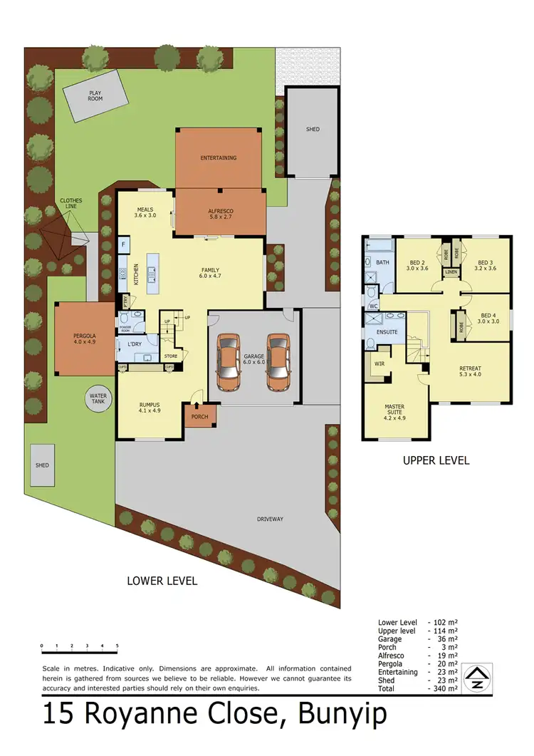 Floorplan of Homely house listing, 15 Royanne Close, Bunyip VIC 3815