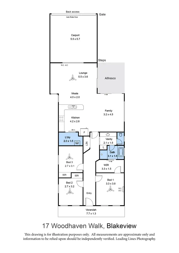 Floorplan of Homely house listing, 17 Woodhaven Walk, Blakeview SA 5114