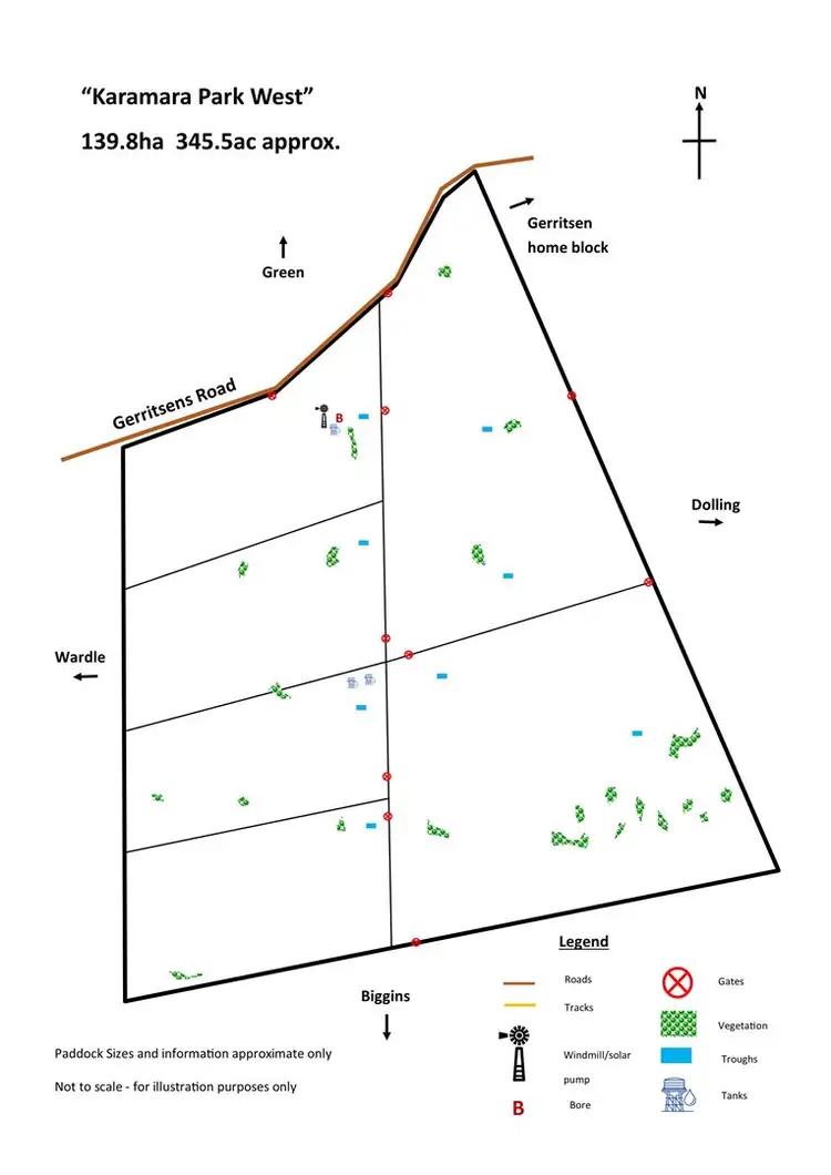 Floorplan of Homely rural property listing, 260 Gerritsens Road, Naracoorte SA 5271