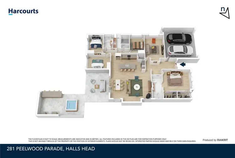 Floorplan of Homely house listing, 281 Peelwood Pde, Halls Head WA 6210