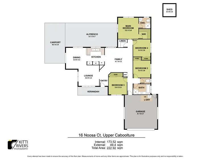 Floorplan of Homely house listing, 16 Noosa Court, Upper Caboolture QLD 4510