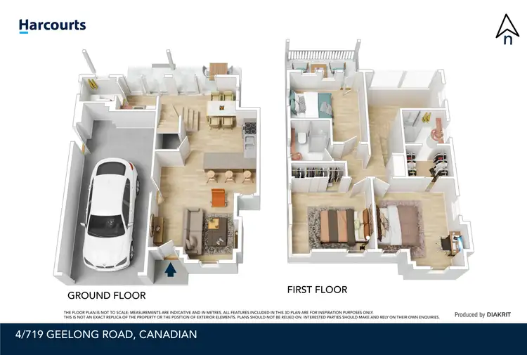 Floorplan of Homely unit listing, 4/719 Geelong Road, Canadian VIC 3350