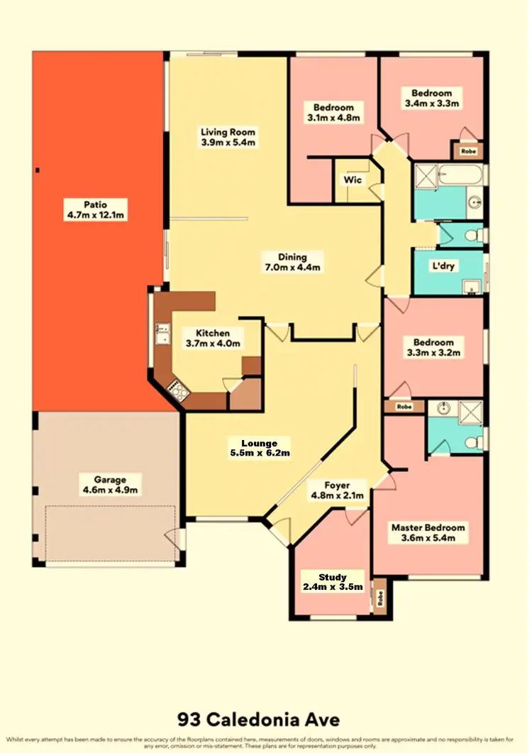 Floorplan of Homely house listing, 93 Caledonia Avenue, Currambine WA 6028