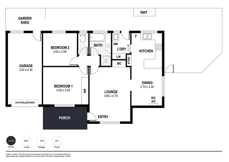 Floorplan of Homely unit listing, U1/194 Port Elliot Road, Chiton SA 5211