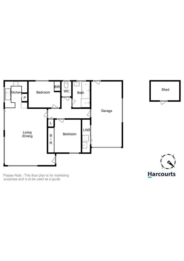 Floorplan of Homely house listing, 3/10 Parsonage Place, Rokeby TAS 7019