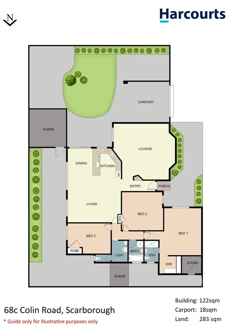 Floorplan of Homely house listing, 68c Colin Road, Scarborough WA 6019