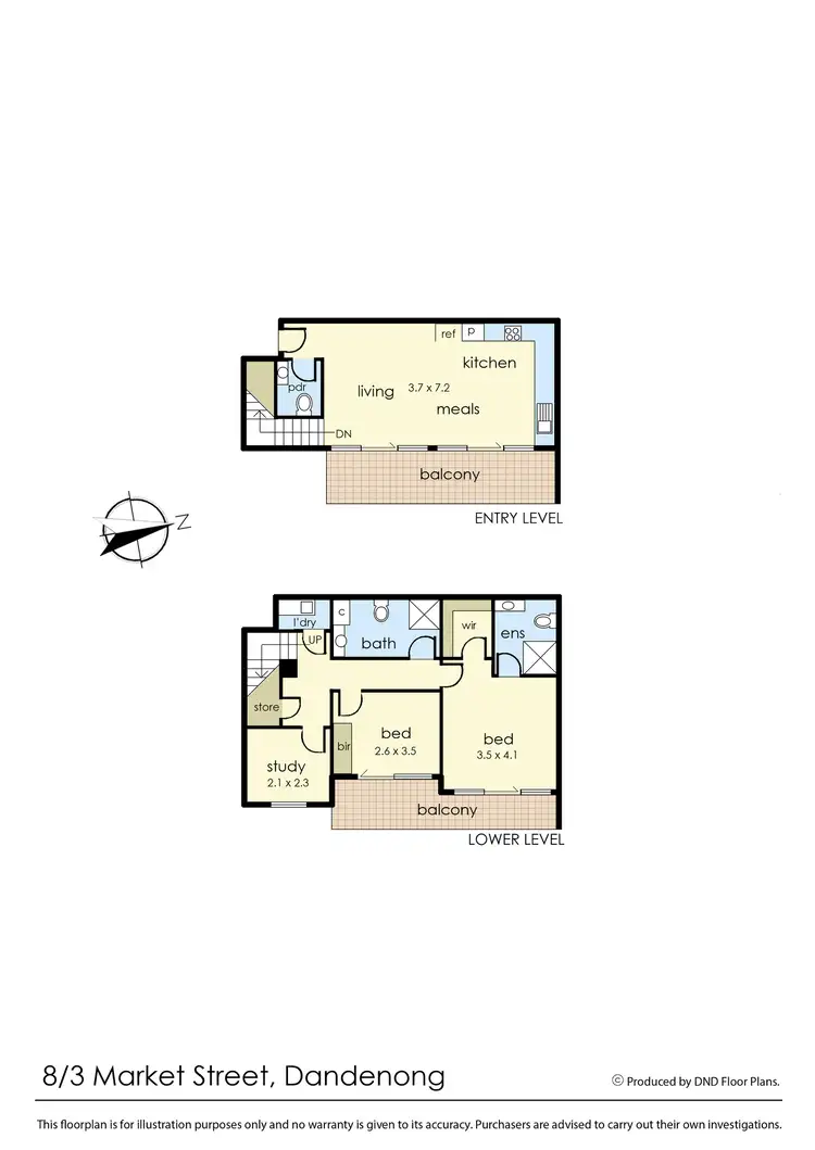 Floorplan of Homely apartment listing, 8/3 Market Street, Dandenong VIC 3175