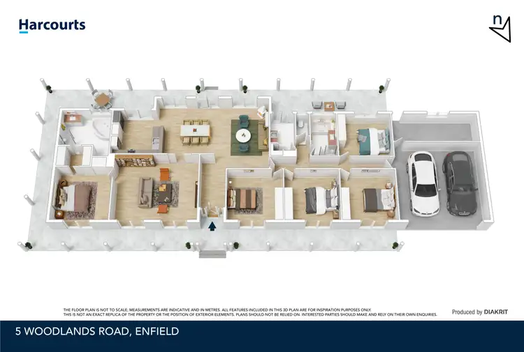 Floorplan of Homely house listing, 5 Woodlands Road, Enfield VIC 3352