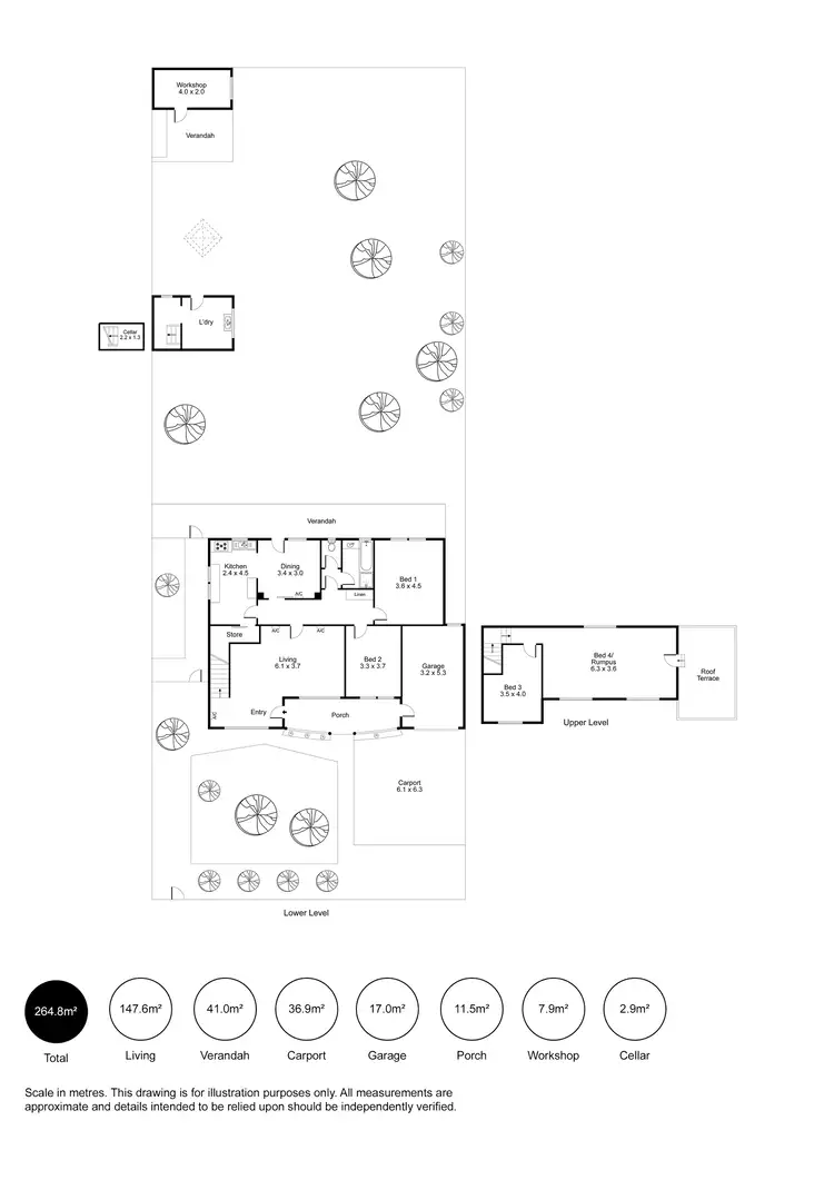 Floorplan of Homely house listing, 9 Glen Lossie Street, Woodville South SA 5011
