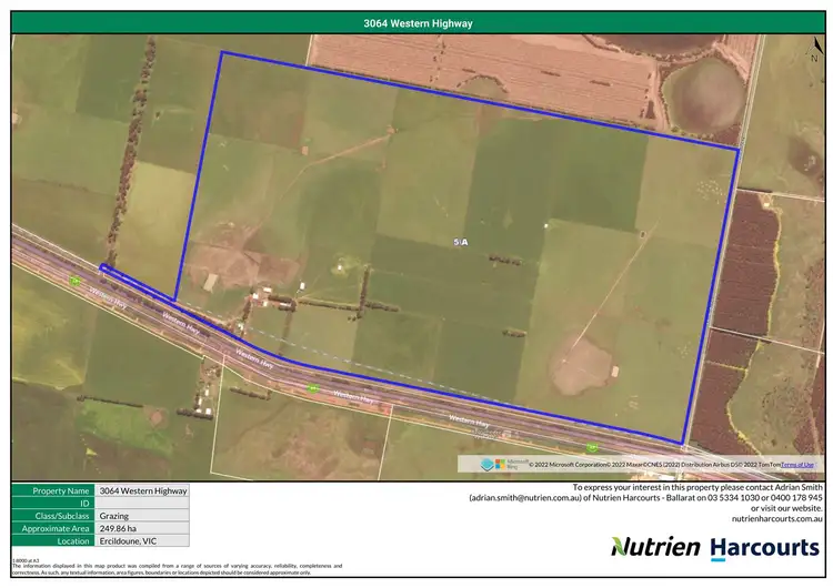 Floorplan of Homely rural property listing, 3064 Western Highway, Ercildoune VIC 3352