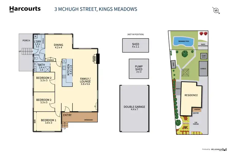 Floorplan of Homely house listing, 3 McHugh Street, Kings Meadows TAS 7249