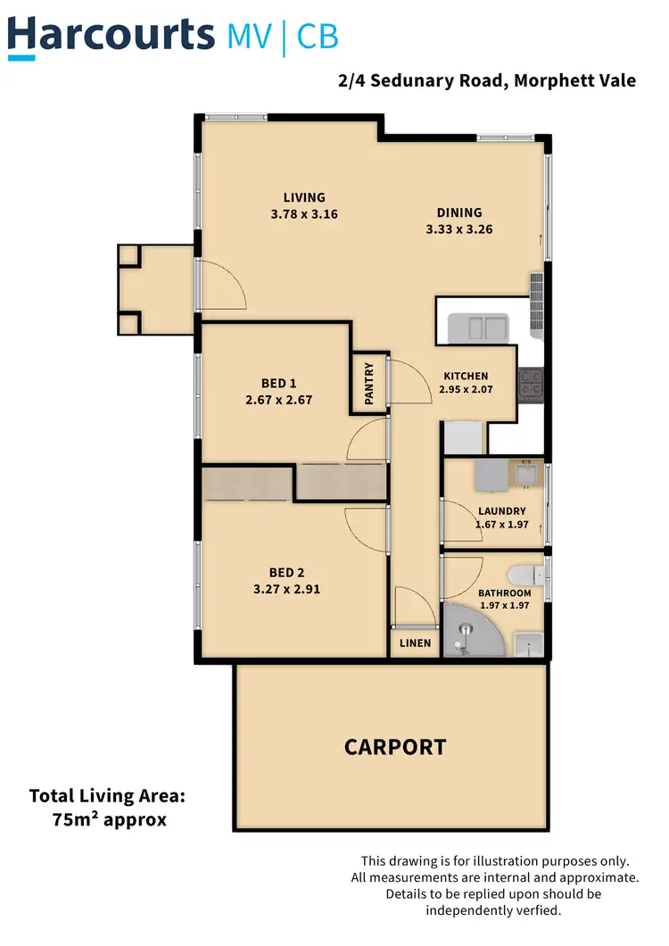 Floorplan of Homely house listing, 2 & 3/4 Sedunary Road, Morphett Vale SA 5162
