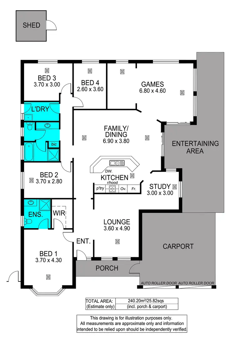 Floorplan of Homely house listing, 36 Holdfast Drive, Sheidow Park SA 5158