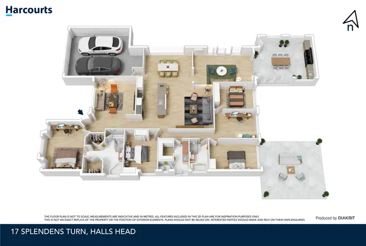 Floorplan of Homely house listing, 17 Splendens Turn, Halls Head WA 6210