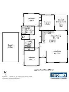 Floorplan of Homely villa listing, 2/27 Cavenor Drive, Oakdowns TAS 7019
