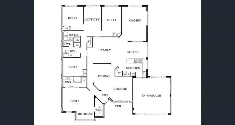 Floorplan of Homely house listing, 9 Rainbow Gardens, Bibra Lake WA 6163