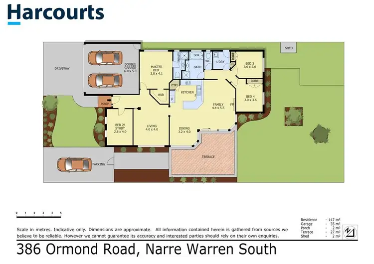 Floorplan of Homely house listing, 386 Ormond Road, Narre Warren South VIC 3805