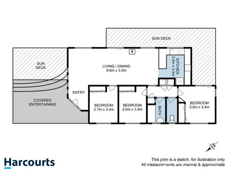 Floorplan of Homely house listing, 1/40 Willowbend Road, Kingston TAS 7050