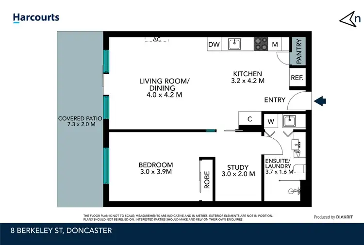 Floorplan of Homely apartment listing, G09/8 Berkeley Street, Doncaster VIC 3108