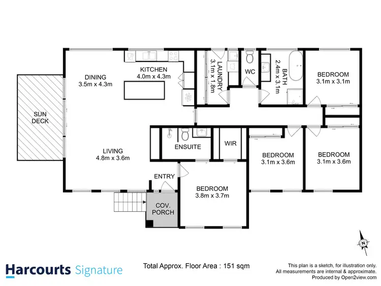 Floorplan of Homely house listing, 4 Statesman Court, Sorell TAS 7172