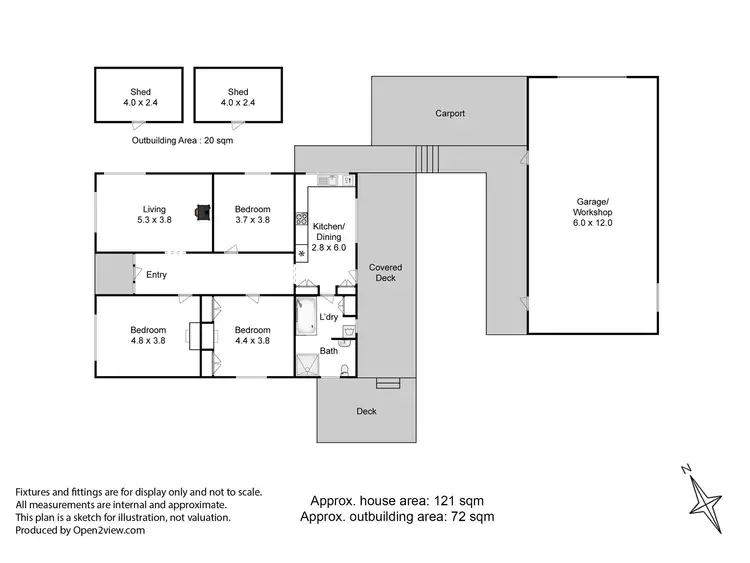 Floorplan of Homely house listing, 8 Arve Road, Geeveston TAS 7116