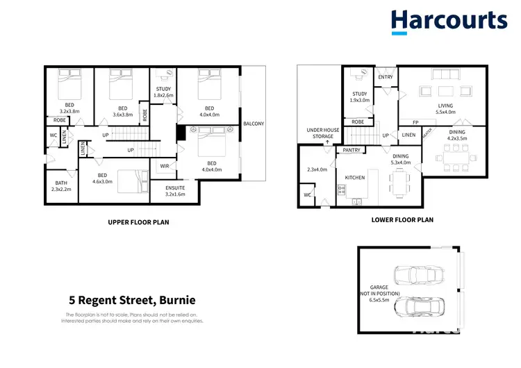 Floorplan of Homely house listing, 5 Regent Street, Burnie TAS 7320
