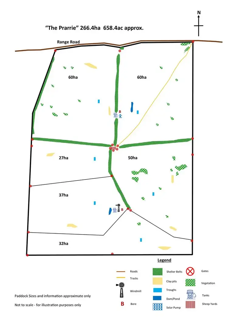Floorplan of Homely rural property listing, Sec 317 & 318 Range Road, Naracoorte SA 5271