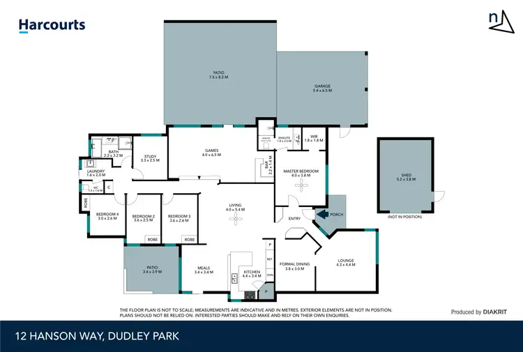 Floorplan of Homely house listing, 12 Hanson Way, Dudley Park WA 6210