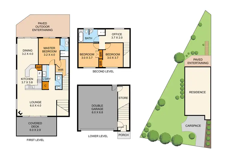 Floorplan of Homely house listing, 2B Newton Street, Ferntree Gully VIC 3156