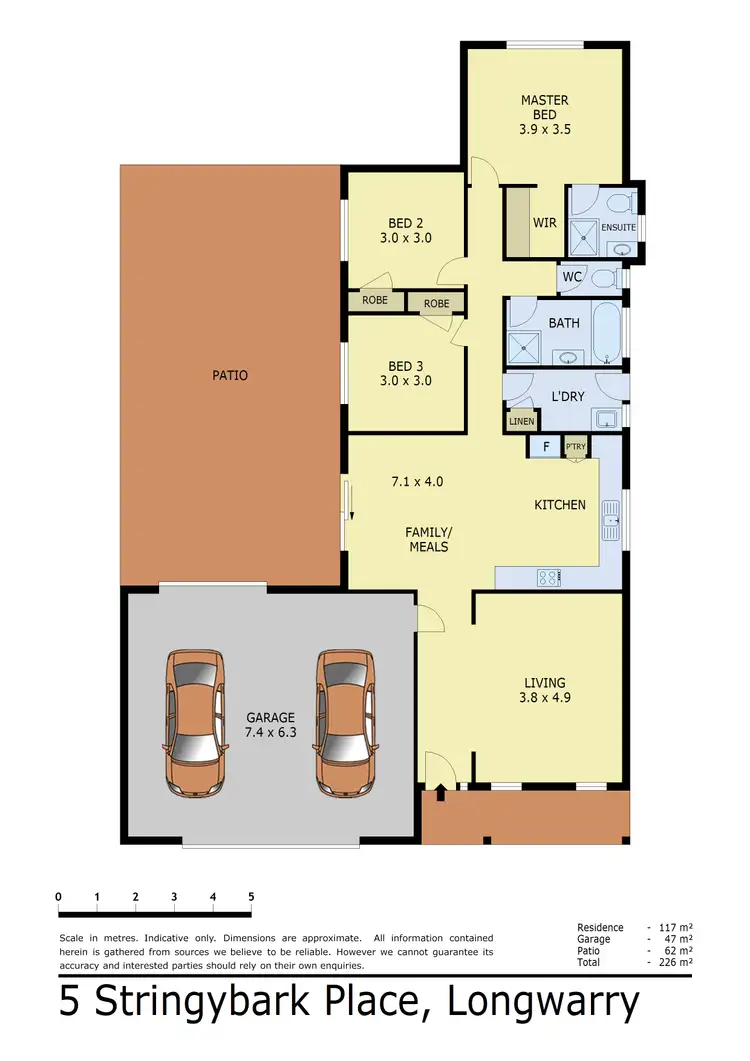 Floorplan of Homely house listing, 5 Stringybark Place, Longwarry VIC 3816