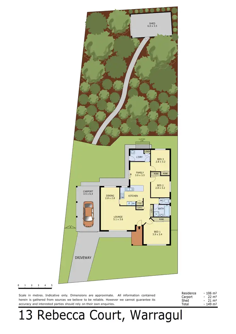 Floorplan of Homely house listing, 13 Rebecca Court, Warragul VIC 3820